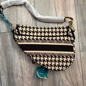 Stylish Black and Cream Women's Bag